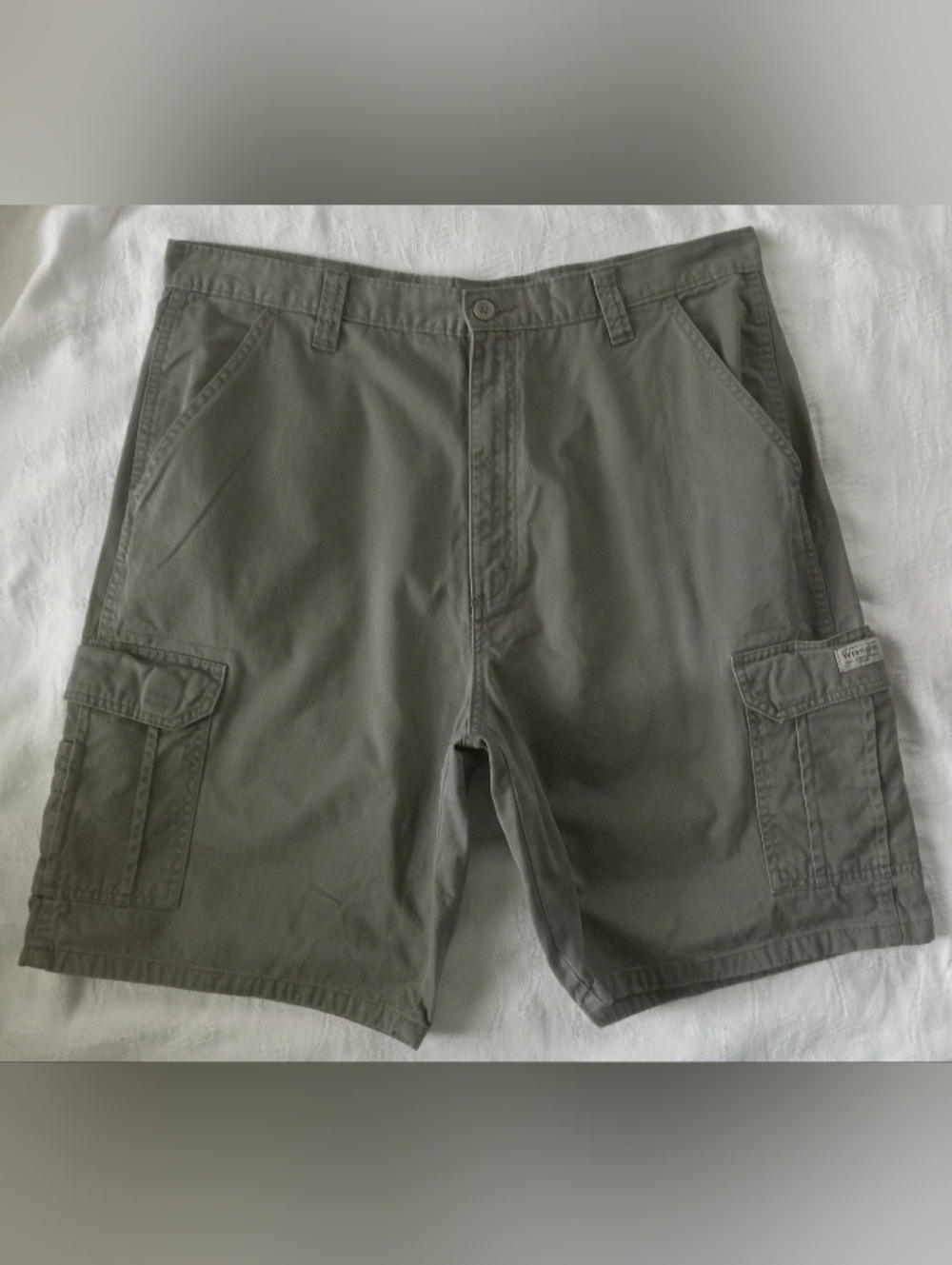 Men WRANGLER Green Cargo/Carpenter Shorts Size 38